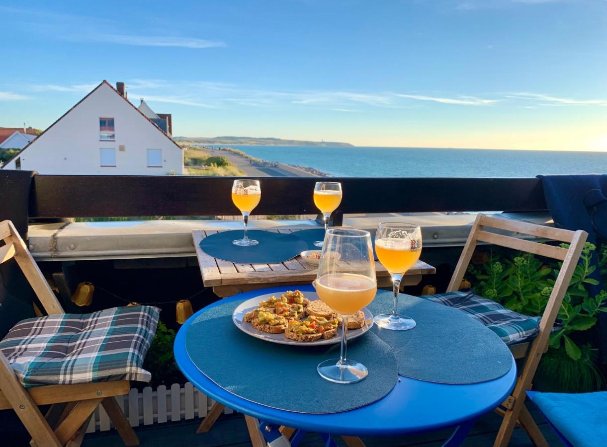 Duplex Avec Jacuzzi Vue Imprenable Sur La Baie De Wissant Apartment Bagian luar foto